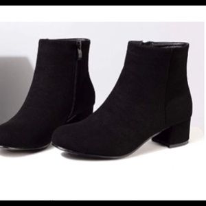 Camssoo suede short boots😊